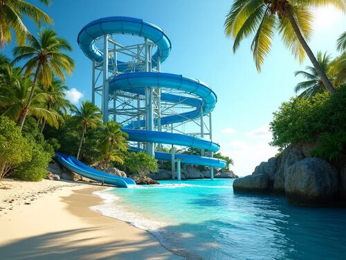 Último Blog da Empresa Sobre Royal Caribbean Debutos Daredevils Pico em Cococay