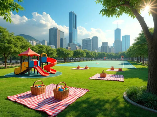 latest company blog about Los Angeles Urban Terrace Park Boosts Family Community Activities