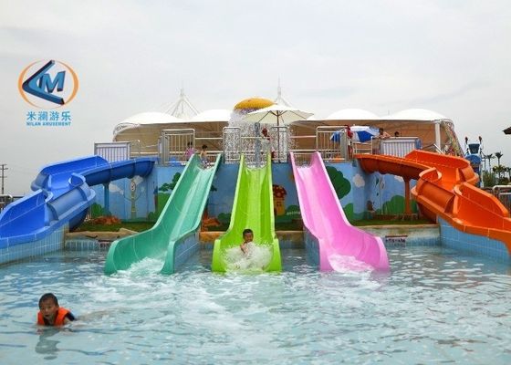 Goede prijs. 1.9m/2.5m Hoogte Vermaakpark glijbaan Buitenwater glijbaan Hoge duurzaamheid online