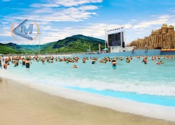 Καλή τιμή 1.8m Βάθος Ασφαλής Πισίνα αφρός κυμάτων Κύμα 1.5m Ύψος Κύματος Συναρπαστικό Με Προηγμένο Έλεγχο σε απευθείας σύνδεση