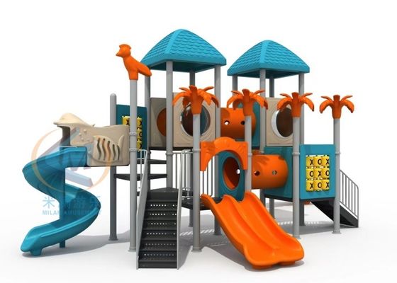 Buen precio Equipo de patio de juegos al aire libre personalizado Buena apariencia Capacidad de 30 niños para preescolar en línea