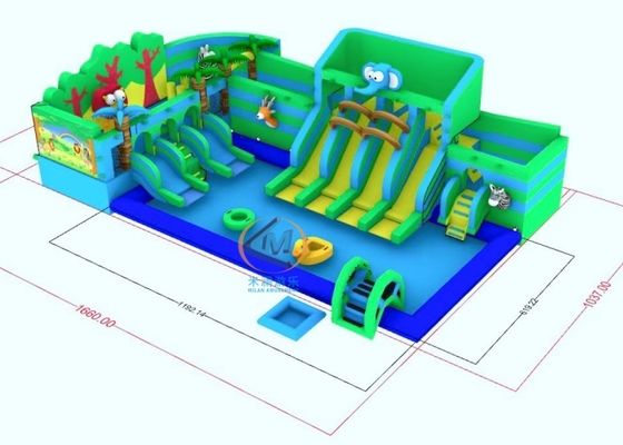 Good price Durable Inflatable Park Slide Novel Design Inflatable Water Play With Various Colors online