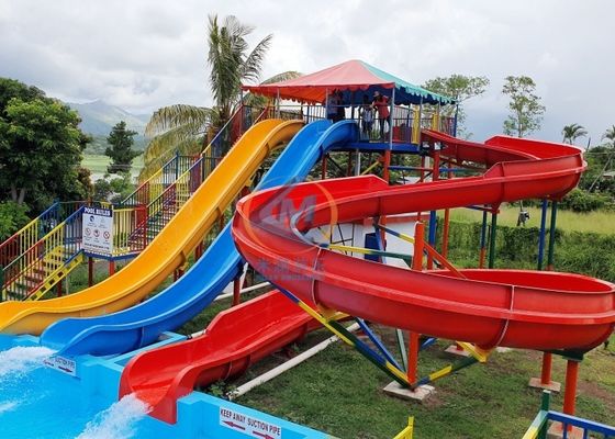 Buen precio Entretenimiento Piscina comercial toboganes de agua al aire libre toboganes de agua para el parque de atracciones Restauración del hotel en línea