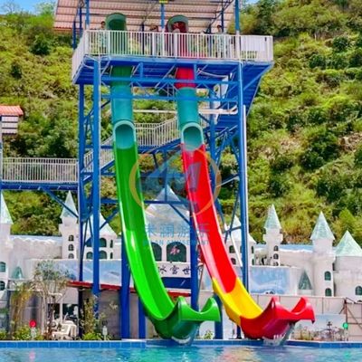 Bon prix Parcs aquatiques en eau douce Flip Slide Thrilling pour les adultes Adolescents 1,5 m Profondeur de la piscine en ligne