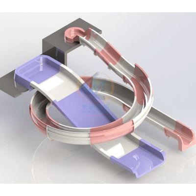 Prezzo buono Scivolo Acquatico per Parco Acquatico con Altezza 3M, Attrezzatura per Scivoli per Parchi Divertimento per Uso Commerciale in linea