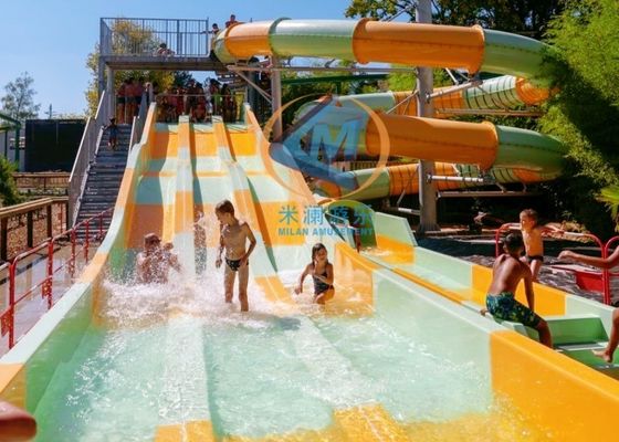 Thrilling Racer Water Slide High Durability Professional For Entertainment