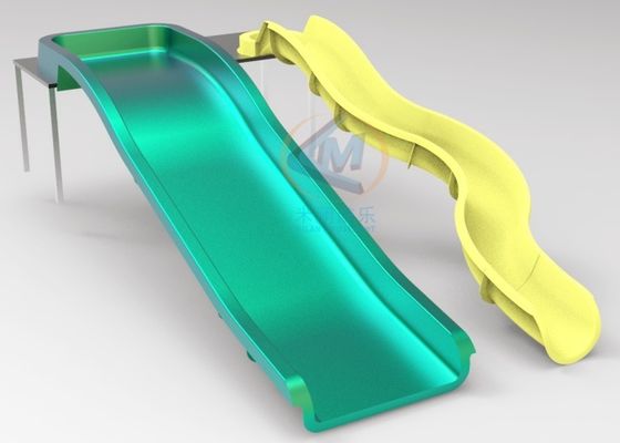 Commercial Fibreglass Pool Water Slide Fun Pool Slides Safety For Entertainment