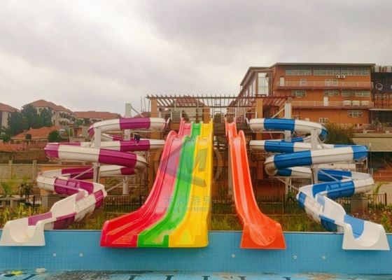 Bom preço Piscina Adulto do Parque Aquático Com Escorregadores de Água com 7-15m de Altura Para Entretenimento on-line