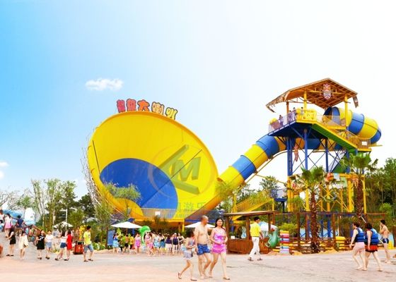 Goede prijs. Grote Tornado waterpark glijbaan aantrekkelijke glijbaan voor zwembad uitdagend meer dan 15m hoogte online
