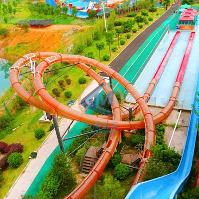 Buen precio Slide de agua translúcido duradero para el parque acuático en línea