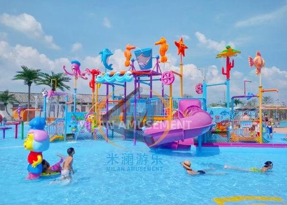 Good price Sea Style Water Amusement Park Equipment 17x14x7.5m Funny 300 Children Capacity online