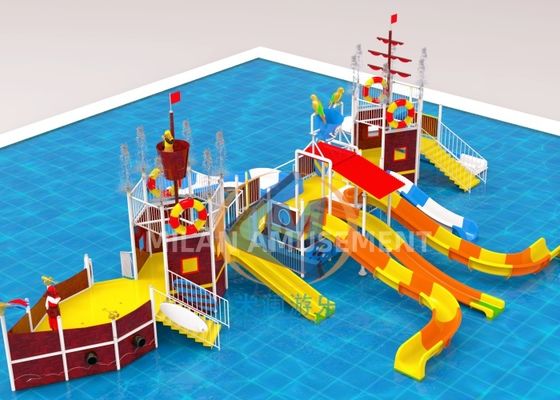 Bon prix Parc aquatique sur le thème des pirates, aire de jeux de taille moyenne pour enfants et adultes en ligne