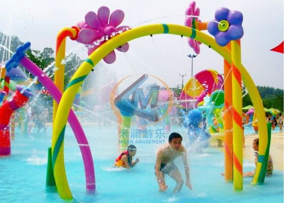 Qualità Attraente Splash Pad Esterno Anelli Circolari Alta Durabilità fabbrica