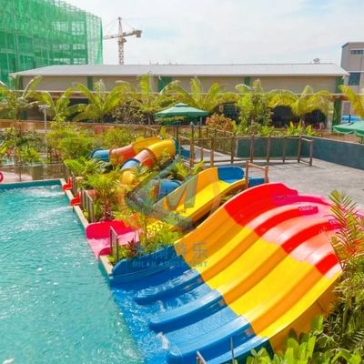 Bom preço Deslizamento de água de fibra de vidro personalizável combinado ao ar livre para parque de diversões on-line