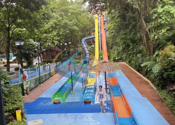Prezzo buono Scivolo per parco acquatico pubblico per uso commerciale con materiale in fibra di vetro in linea