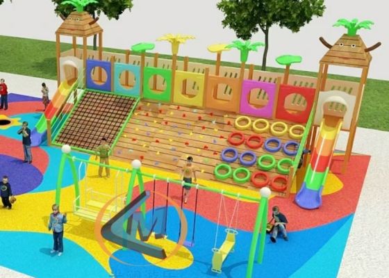 Bon prix Toboggan de jeu extérieur en plastique LLDPE haute durabilité pour maternelle en ligne