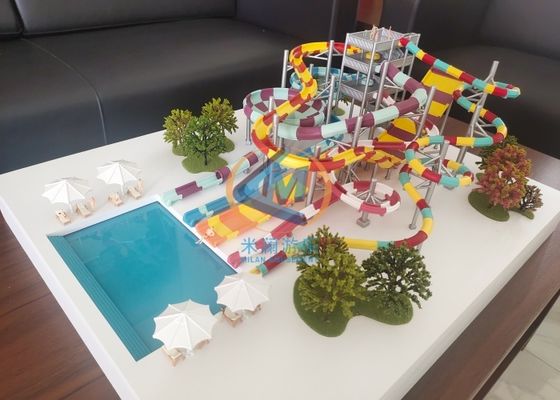 Bon prix 12 m de hauteur Parc aquatique toboggan à eau surface lisse pour adultes adolescents en ligne