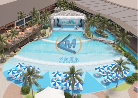 Harga bagus 45kw Blower Wave Surf Pool untuk 500sqm Wave Zone dengan Low Noise untuk Taman Air Komersial on line