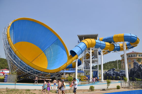 Bon prix Toboggan aquatique tornade de 15,5 m de haut et 18 m de large pour adultes et adolescents en ligne