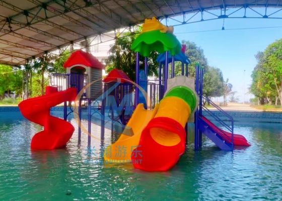 Outdoor Water Funny and Colorful Playground  Water House for Children