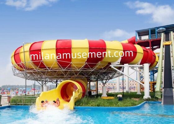 Bon prix 17.5M Hauteur du parc d'attractions de l'eau équipement Super Bowl Adult Big Slide en ligne