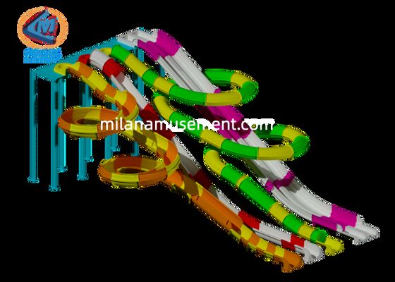 Good price FRP Material Water Slide with 12+ Years Lifespan and Customizable Design for Adults and Big Kids online
