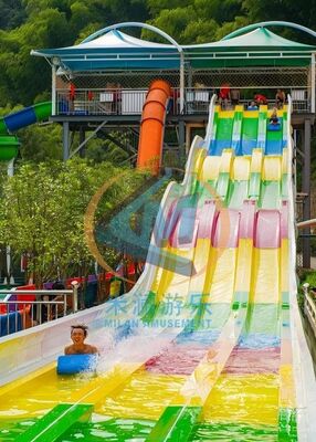 Goede prijs. Grote Fiberglass Aqua Waterpark Glijbaan voor Binnen of Buiten online