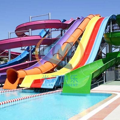Harga bagus Kolam renang Water Slide Serat kaca Water Park Water Slide on line