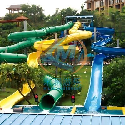 Spiral Water Slide Designed for Outdoors Or Indoors Pool and Safe