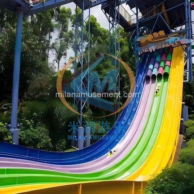 Giá tốt 12m/15m Cầu trượt nước tốc độ cao ngoài trời đầy kịch tính dành cho người lớn trực tuyến