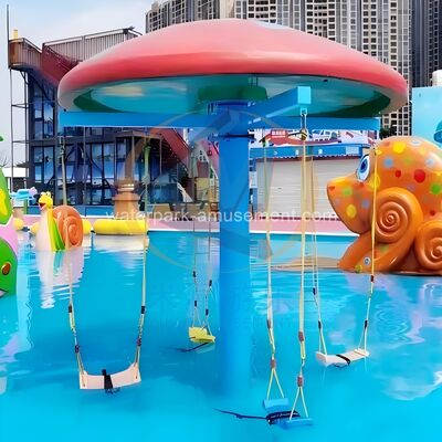 Prezzo buono 2.0*2.5m colorata altalena a forma di fungo per giochi d'acqua in linea