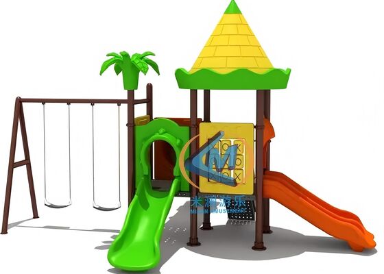 Buen precio Equipo de juegos al aire libre de alta resistencia construido con columpios en línea