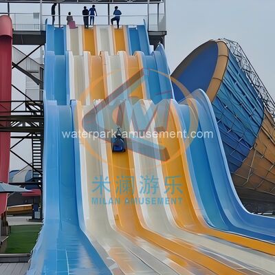 Bon prix Glissière d'eau à arc-en-ciel personnalisé pour le parc aquatique en ligne